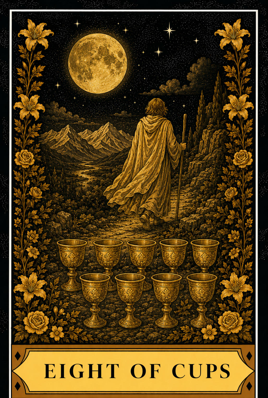 Eight of Cups tarot card