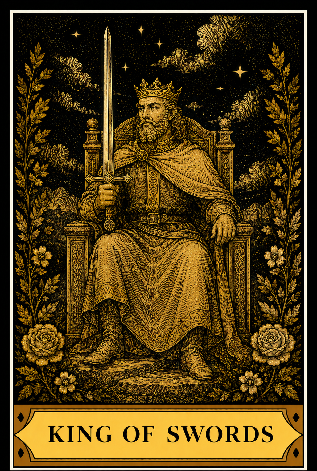 King of Swords tarot card