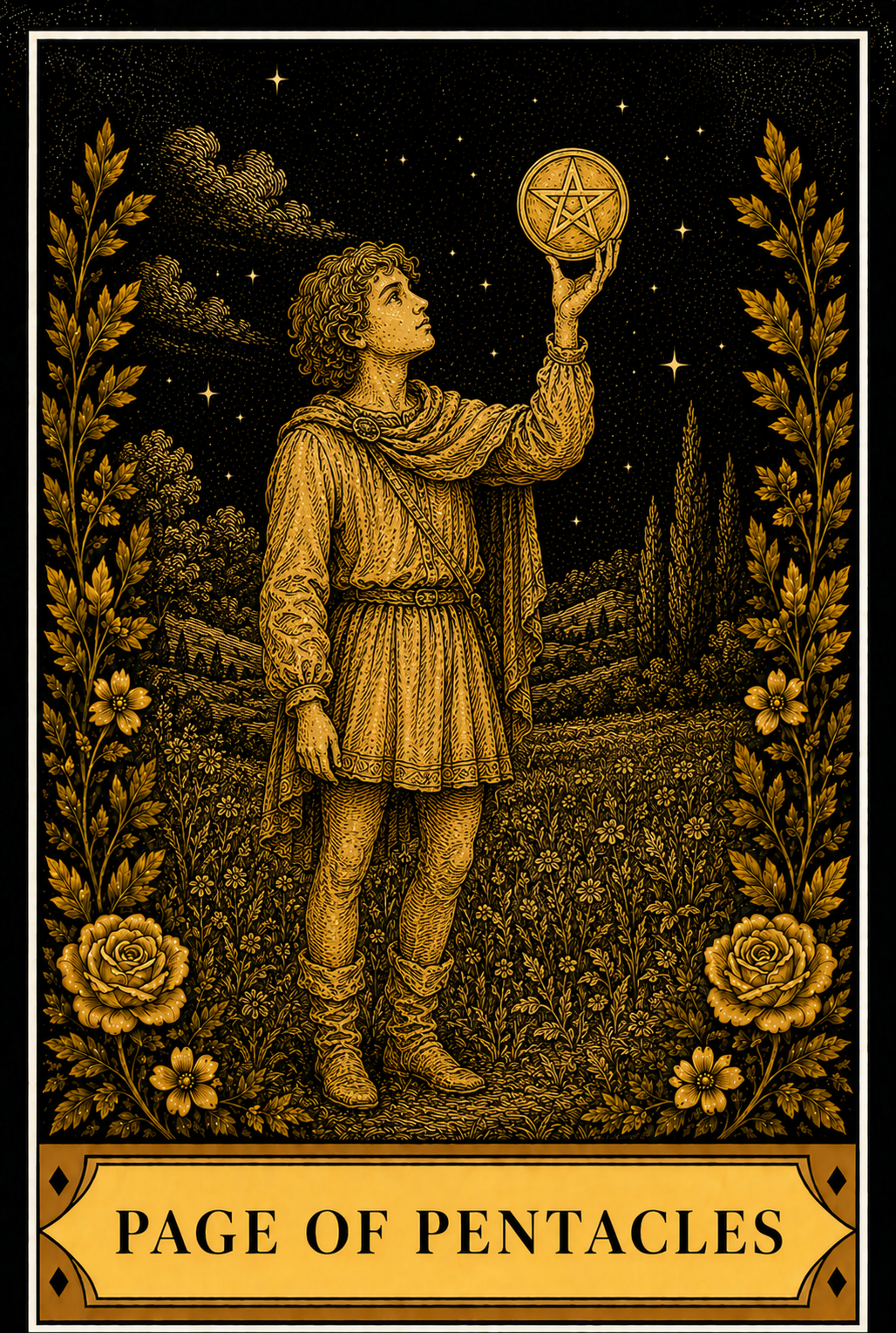 Page of Pentacles tarot card