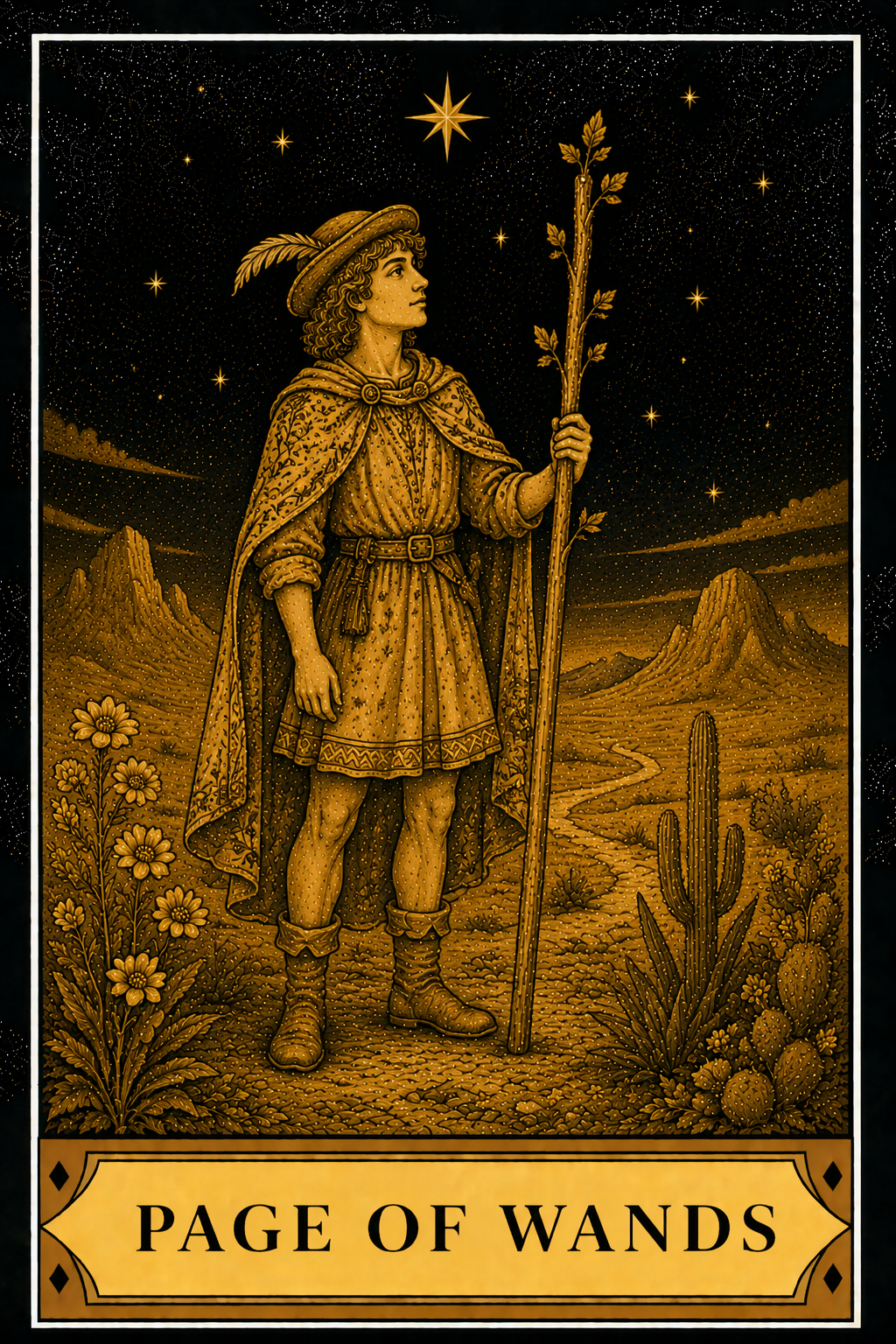 Page of Wands tarot card