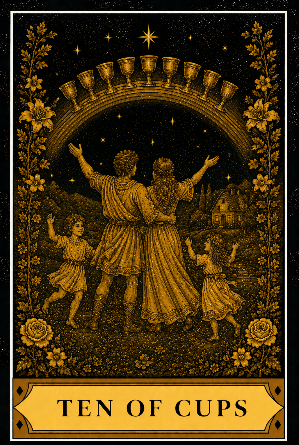 Ten of Cups tarot card