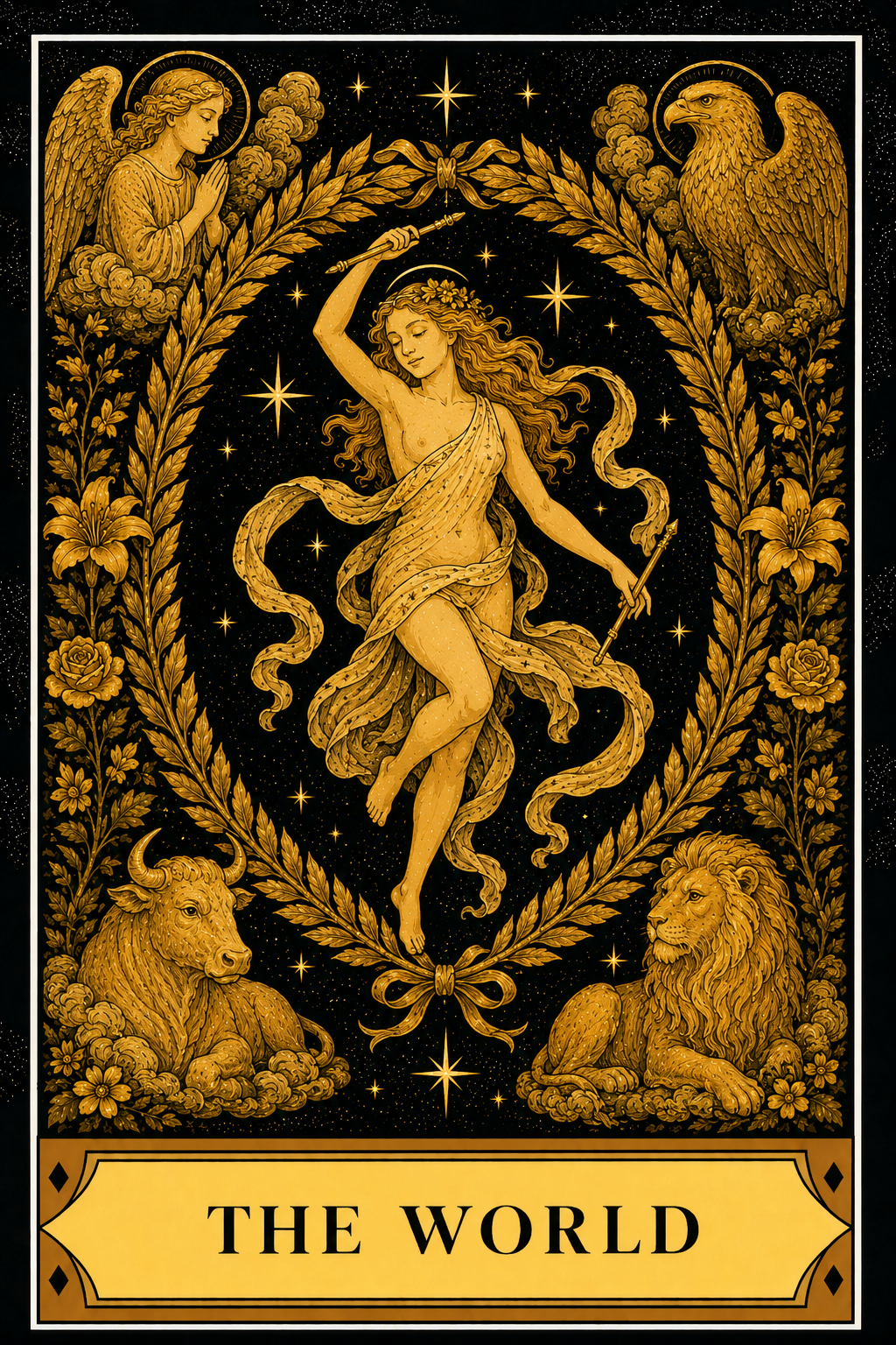 The World tarot card