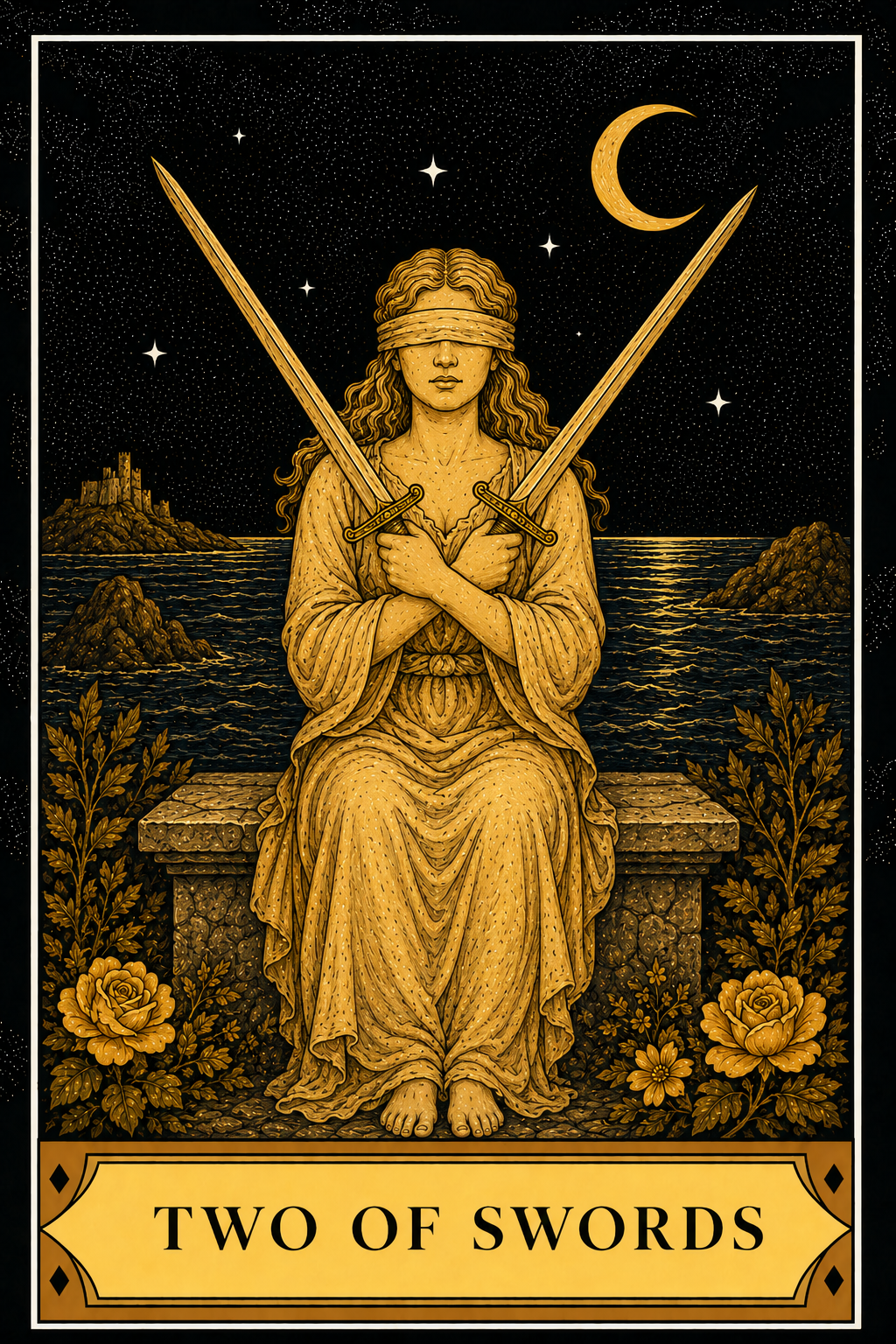 Two of Swords tarot card