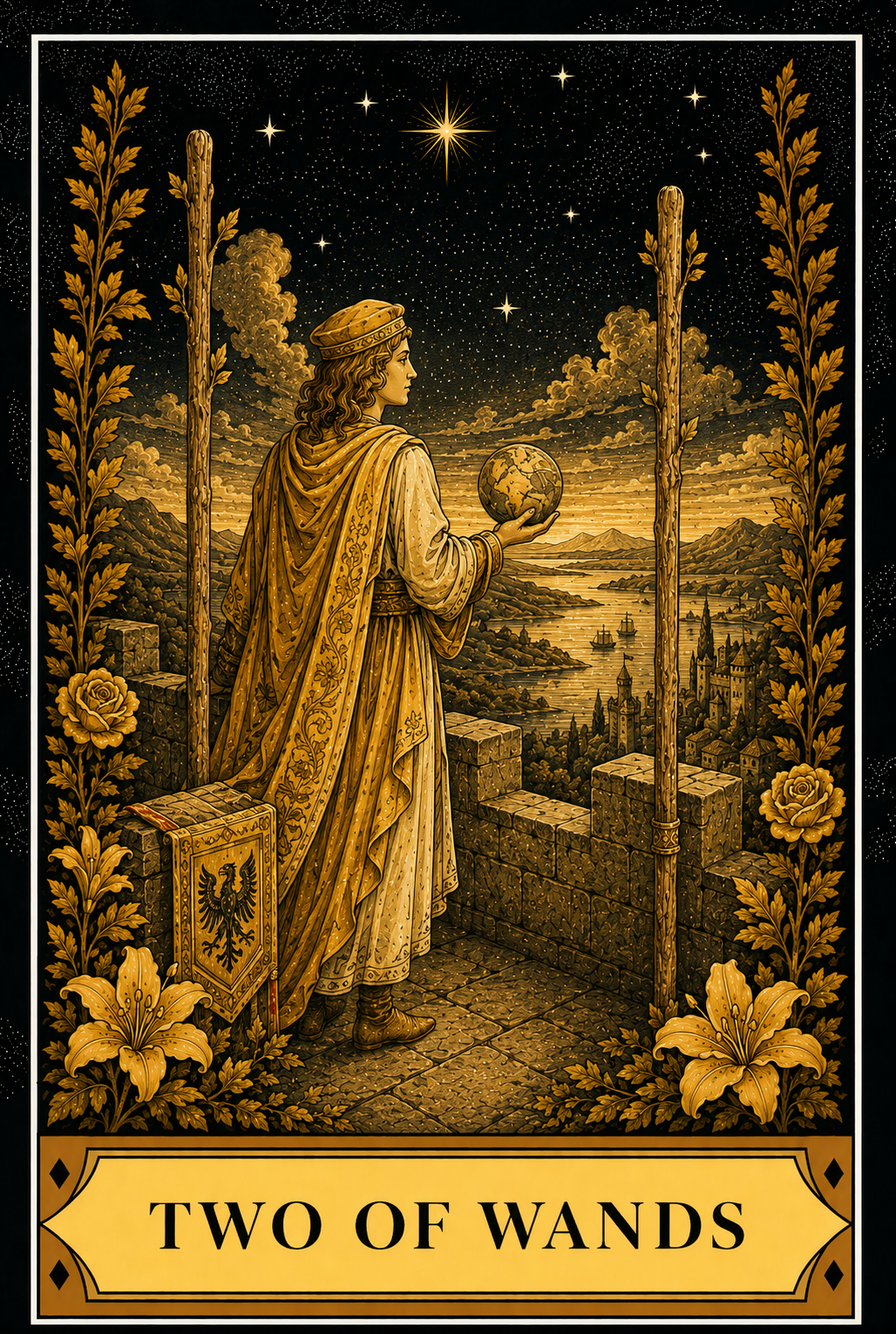 Two of Wands tarot card