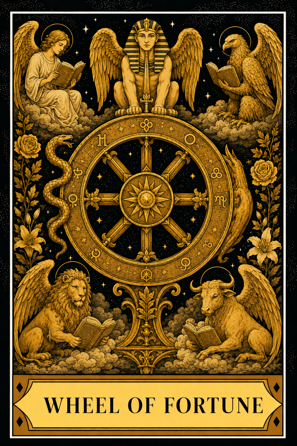Wheel of Fortune tarot card